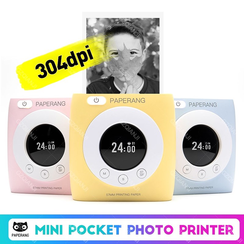Bluetooth Photo Printer 58mm Wireless Mini Paperang P2S 300
