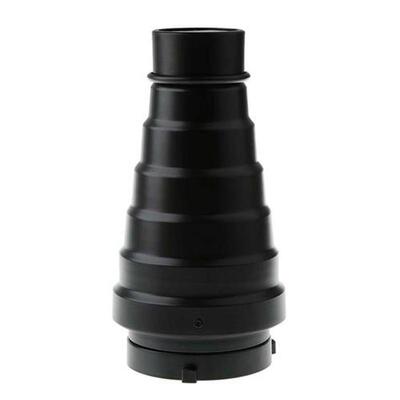 Conical Snoot with Honeycomb Grid and Color Gel Filter Kit f