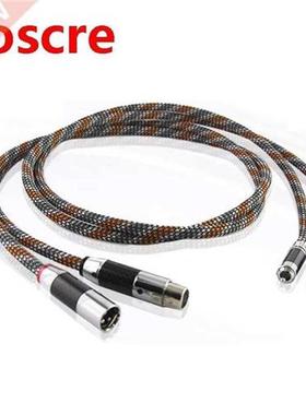 Pair ST-48B Silver-Platedr OFC XLR to RCA Audio Hifi Interco