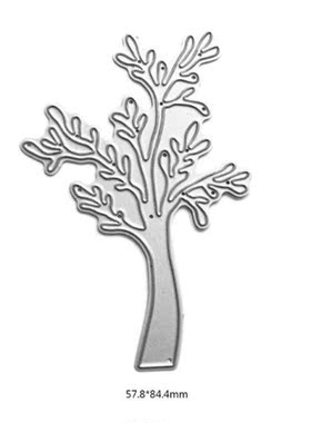 Sprouting Tree Metal Cutting Dies Stencil DIY Scrapbooking A