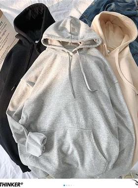 Privathinker Womans Sweatshirts Solid 12 Colors Korean Fema