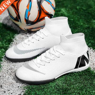 Hot Sale Men High Ankle Football Boots Soccer Cleats Turf Sh