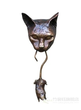 1PC Vicious  Door Knocker Sculpture Ornament Home Decor G