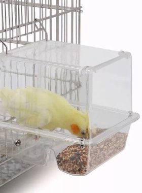 Akrilik Burung Bayan Terintegrasi Otomatis Pengumpan Burung
