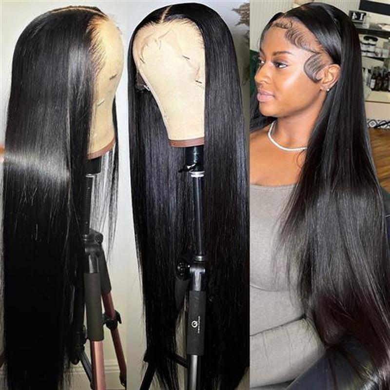 HD Lace Frontal Wig Straight Transparent 13x4 360 Lace Front