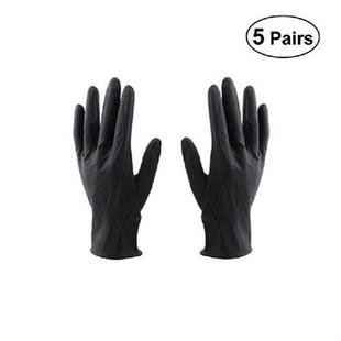 10Pcs=5 Pairs Hair Salon Laboratory Gloves Reusable Latex
