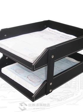 A4 Docut File Tray Rack File Organizer Double Layers Desk P