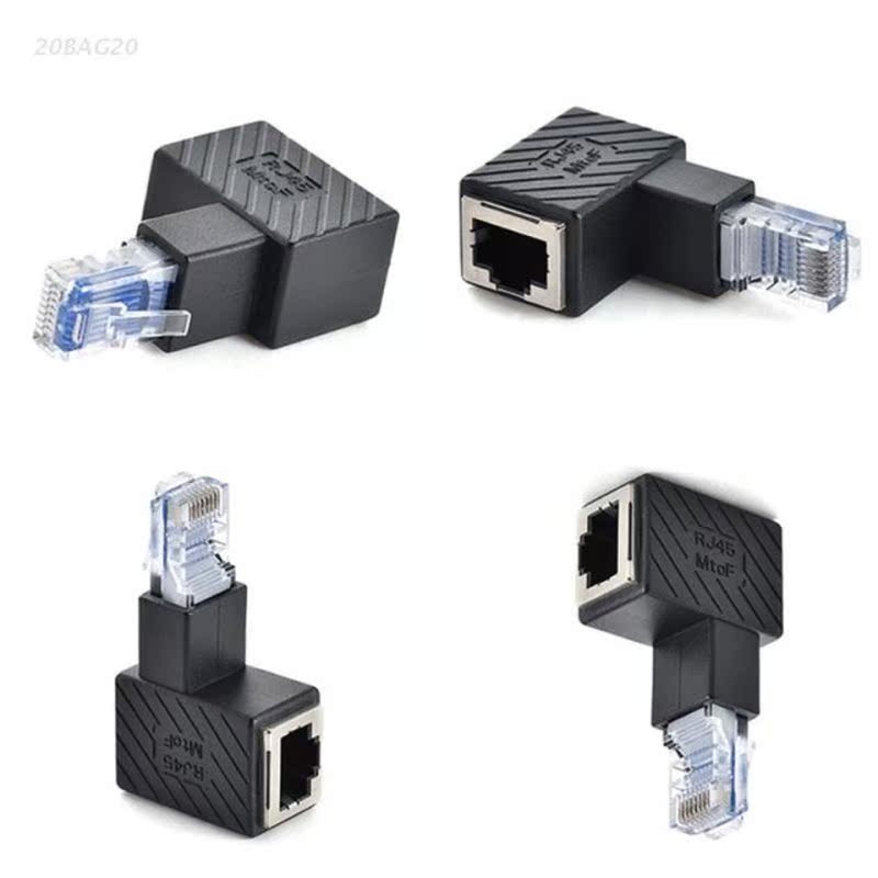 LAN RJ45 Male to Female Right/ Left / Up / Down/ 90° Ang