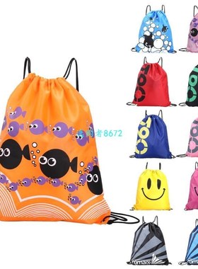School Drawstring Shoes Bag Football Toys Storage Bag Backpa