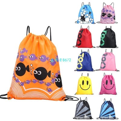 School Drawstring Shoes Bag Football Toys Storage Bag Backpa