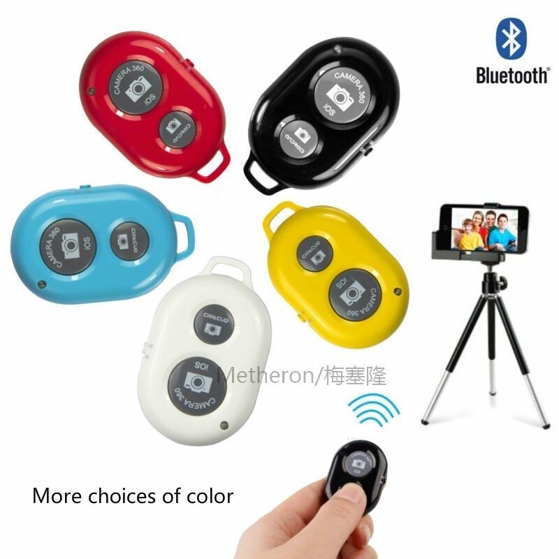Wireless Bluetooth Selfie Stick Remote Controller Shutter Re