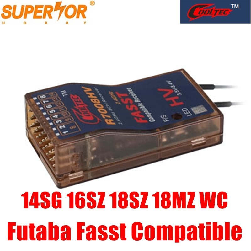 Cooltech R7008HV 8 13ch fasst compatible receiver Futaba 14