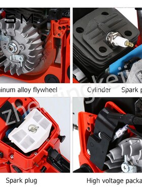 High-Power Chain Saw Gasoline Logging Household Portable Cha