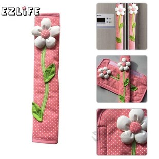 1pc 3D Flower Polka Dot Door Fridge Handle Cover Door Decor