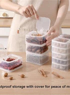 Spice Jars With Cover Plastic Moisture-proof Spice Tins