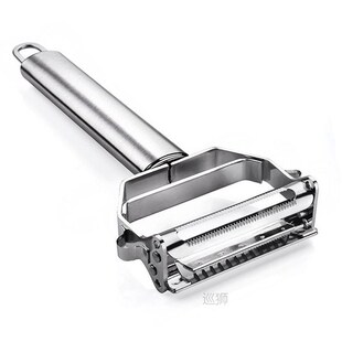 Stainless Steel Vegetable Julienne Peeler Double-Sided Blade