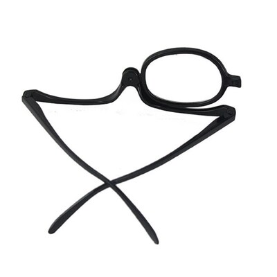 Women Rotating Folding Magnifying Glasses Makeup Reading Gla