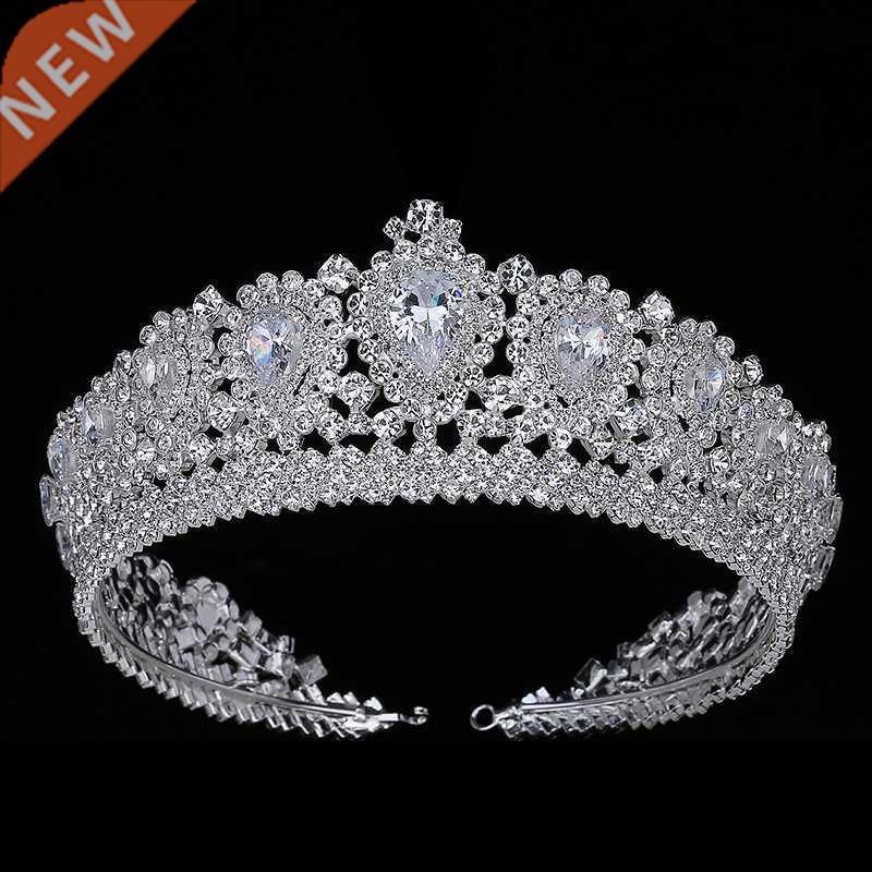 Haana New Bling Wedding Crown Diadem Tiara With Zirconia