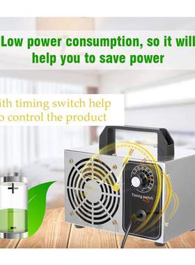Ozone 28g/h Machine Portable Ozonator Air Filter Purifier Fa