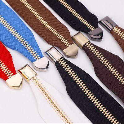 10pcs 17mm 14mm Metal Zipper Stopper Zipper Tail Clip Stop T