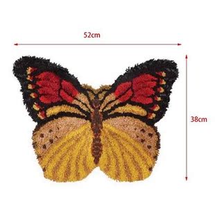 Latch Hook Carpet Kit, Butterfly Pattern Embroidery Carpet