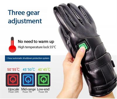 Electric Heated Gloves 2800MAH Rechargeable Hand Warmer For