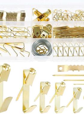 220/246Pcs Picture Hangers Kit 10/20/0/40/75lbs Metal Photo