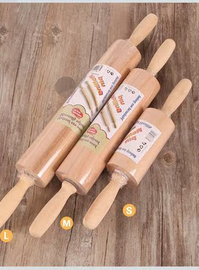 48CM Kitchen Roller Wooden Rolling Pin Fondant Cake Decorati