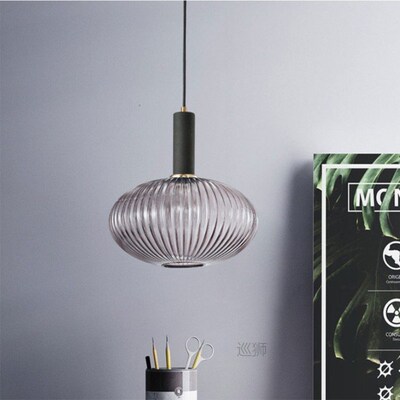 Nordic Retro restaurant colorfull glass pendant lights Creat