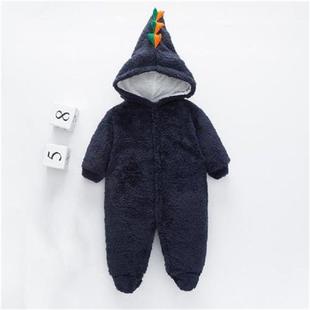 Newborn Baby Boy Clothes Plush Long-Sleeves Casual Rompers