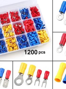 1200pcs Electrical Connectors Sopoby Insulated Crimp Termina
