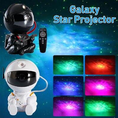 Astronaut Galaxy Stars Projector Night Light LED Starry Sky