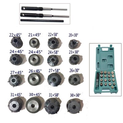 Valve Seat Reamer Motorcycle Repair Cutter Valve Tool Set Fi