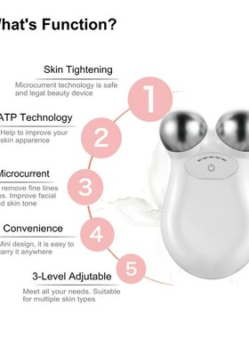 Facial Massager  Face Massager Face Lifting Microcurrent Rol