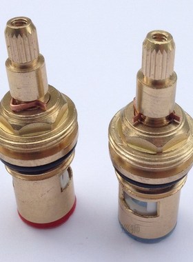 2 PCS 18mm Brass Replacement Ceramic Disc Tap Valves Cartrid