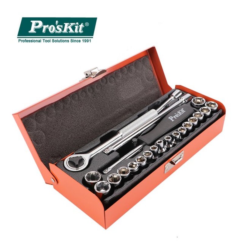 Proskit 8PK-SD016 23PCS Multifunctional Inch Ratchet Wrench