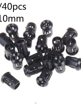 40pcs Black Plastic Lamp Bases LED Lamp Diode Holder Black