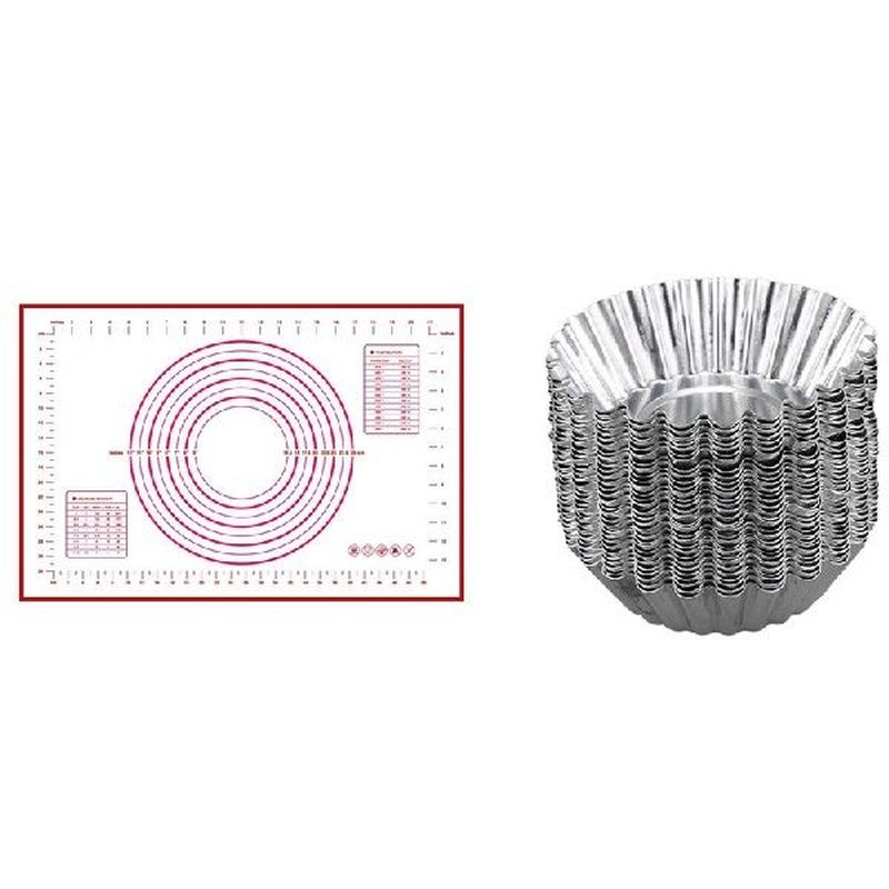 30 Pcs Lovely Egg Tart DIY Baking Moulder Oven Mould