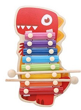 Children Musical  Rainbow Wooden Xylophone Instruts Children