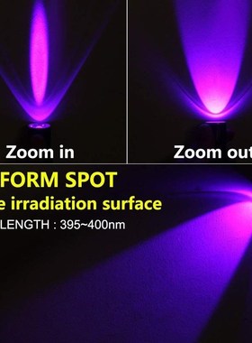 Mini Flashlight Torch Lamp Purple-Light Flashlight UV Flashl