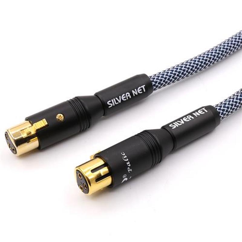 HIFI Audio Cable Silver Plated RCA To XLR Male Female Cable