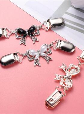 Clips Sweater Dress Brooch Cinch Clip Shirt Chain Shawl