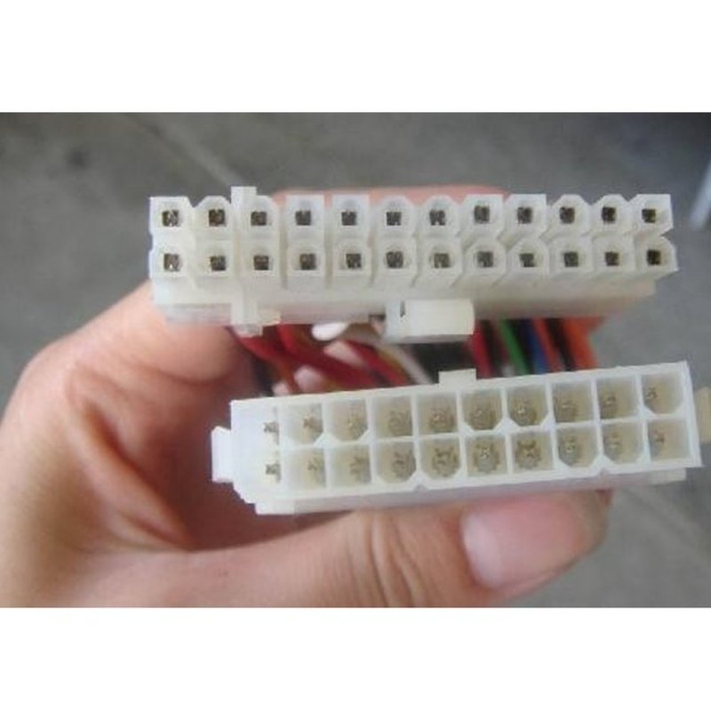 20pin Male to 24pin Female Port Power Supply Cable for AMD N