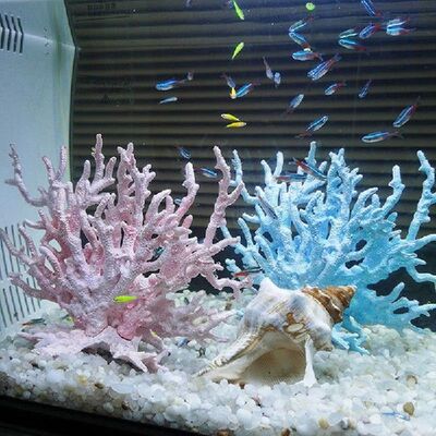 1Pc of Artificial Coral Plant Polyresin  Coral Ornaments