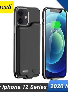 Araceli For iphone 12 Battery Case Thin Smart Charger Cover