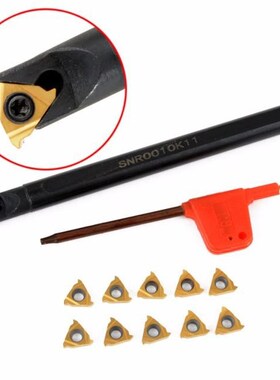 10pcs Golden 11IR A60 Alloy Steel Inserts   SNR0010K11 Borin