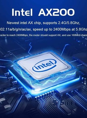 3000Mbps WiFi 6 PCI-E Network Card 802.11ax/ac Dual band 2.4