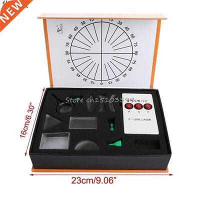 Optical Equipments Experiments Concave Convex Lens Prism Set