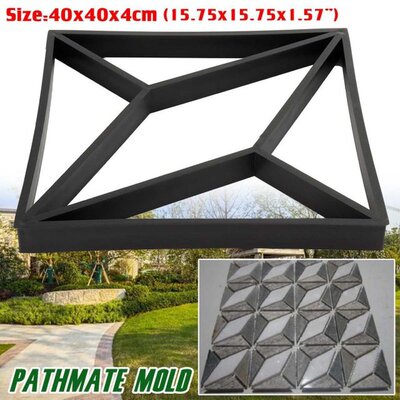 Garden Pavement Mold DIY Path Making Manually Paving Cement