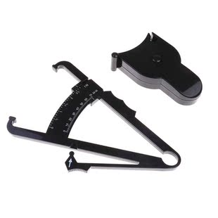 1 Set Skinfold Measurement Tape Body Fat Caliper Body Fat Te